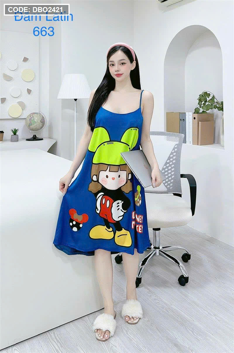 IN ĐẦM 2 DÂY PIJAMA - Ảnh 3